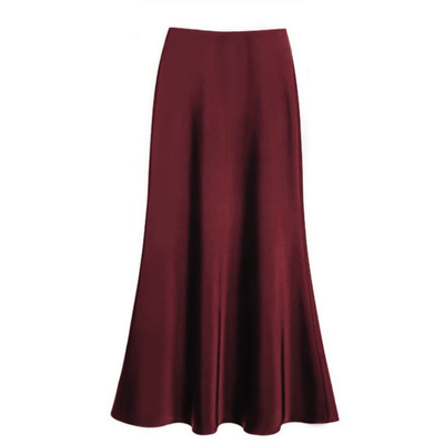 Jupe Midi Évasée Taille Haute pour Femme