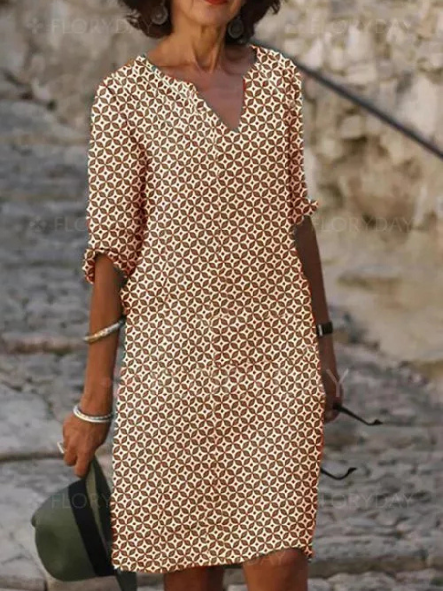 Noëlla | Robe Midi Légère Pour Femme | Confortable
